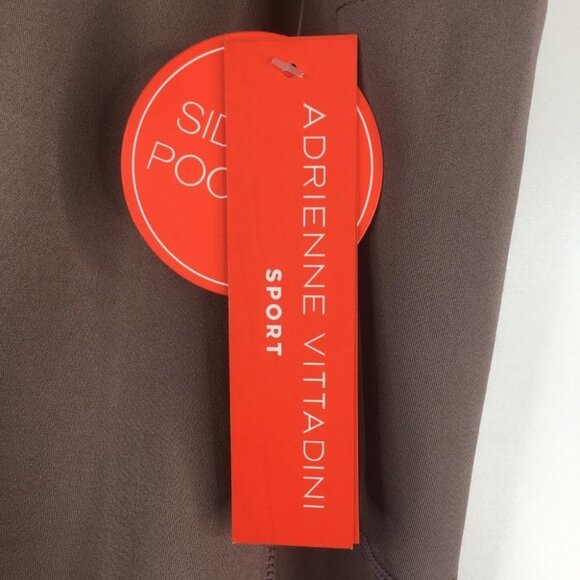 Adrienne Vittadini Sport High Rise Waist Capri Brown Leggings 3X NWT - Picture 3 of 7